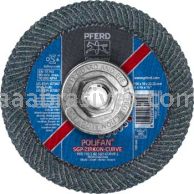 Pferd 67367 6"x5/8-11 #40 Zirc Polifan Curve Large (9/16") Flap Disc
