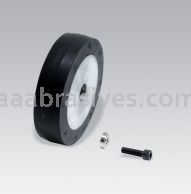 Dynabrade 11620 Contact Wheel Ass"y, 4" Dia. x 1" W x 5/8" I.D.