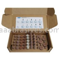 Norton 1/4" Spindle Gemini 38A M 50 pc Mounted Point Kits