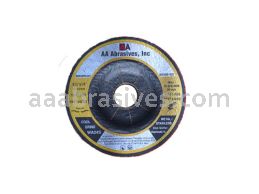 4-1/2x1/4x7/8 Grinding Wheel T-27 Resin Bond WA24S Stainless Steel