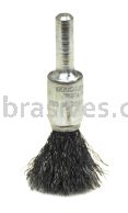 Weiler 10186 - 3/8" .006, Crimped Wire End Brush - 012382101862