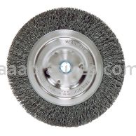 Weiler 36003 - 6" .014, Medium Face, 5/8"-1/2" A.H., Retail Pack, Vortec Pro Crimped Wire Wheel, Medium Face - 012382360030