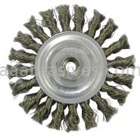 Weiler 36013 - 4" SS, .014, 5/8"-11 A.H., Retail Pack, Vortec Pro Knot Wire Wheel, Standard Twist - 012382360139