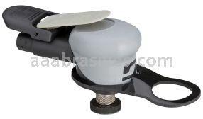 Dynabrade 69502 Palm-Style Mini-Dynorbital Silver Supreme Random Orbital Sander