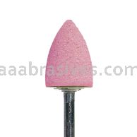 B-42, 1/2x3/4x1/8"sk, Mounted Point, Vitrified, PA/O