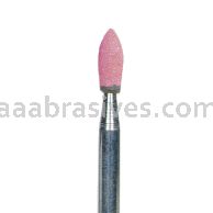 B-46, 1/8x5/16x1/8"sk, Mounted Point, Vitrified, PA/O