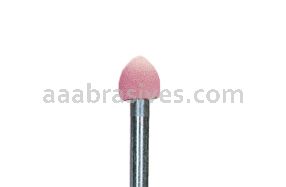 B-47, 1/8x5/32x1/8"sk, Mounted Point, Vitrified, PA/O
