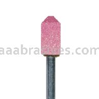 B-54, 1/4x1/2x1/8"sk, Mounted Point, Vitrified, PA/O