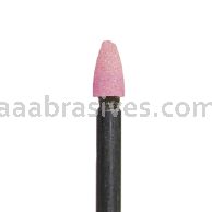 B-55, 1/8x1/4x1/8"sk, Mounted Point, Vitrified, PA/O