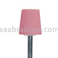 B-91, 1/2x5/8x1/8"sk, Mounted Point, Vitrified, PA/O