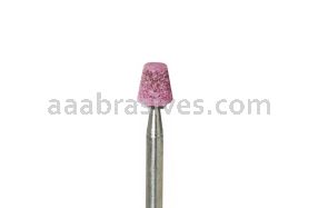 B-92, 1/4x1/4x1/8"sk, Mounted Point, Vitrified, PA/O