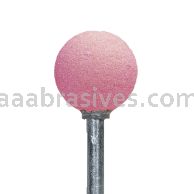 B-121, 1/2x1/2x1/8"sk, Mounted Point, Vitrified, PA/O