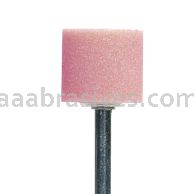 B-131, 1/2x1/2x1/8"sk, Mounted Point, Vitrified, PA/O