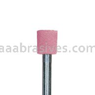 B-136, 1/4x5/16x1/8"sk, Mounted Point, Vitrified, PA/O