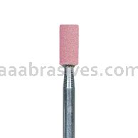 W-153, 3/16x3/8x1/8"sk, Mounted Point, Vitrified, PA/O