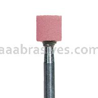 W-160, 1/4x1/4x1/8"sk, Mounted Point, Vitrified, PA/O