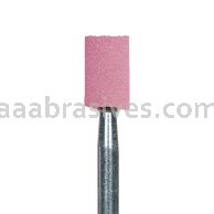 W-162, 1/4x3/8x1/8"sk, Mounted Point, Vitrified, PA/O