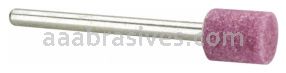 W-169, 5/16x3/8x1/8"sk, Mounted Point, Vitrified, PA/O