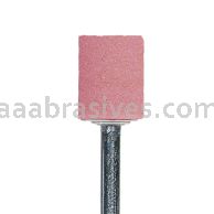 W-176, 3/8x1/2x1/8"sk, Mounted Point, Vitrified, PA/O