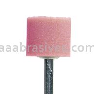 W-185, 1/2x1/2x1/8"sk, Mounted Point, Vitrified, PA/O