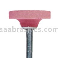 W-200, 3/4x1/8x1/4"sk, Mounted Point, Vitrified, PA/O