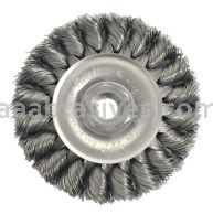 3" Standard Twist Wire Wheel, .014, M10 x 1.25 A.H. (STA-3)