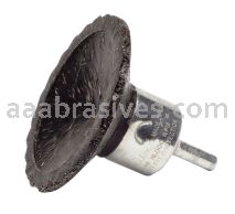 Weiler 35297 - 2-3/4" .0104, Encapsulated Flared End Brush - 012382352974