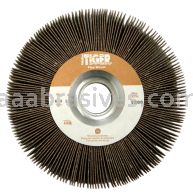 Weiler 53289 - 6" x 1" 1" A.H., 120 AO, Tiger Coated Abrasive Flap Wheel - 012382532895