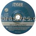 Weiler 56387 - 7" x .060" Z36T, 7/8" A.H., Type 27 Thin Cutting Wheel - 012382563875