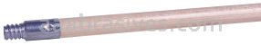 Weiler 75525 - 48" Wood Handle, Threaded Metal Tip, 15/16" Diameter - 012382755256