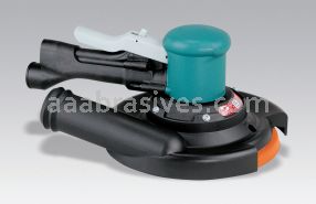 Dynabrade 58446 - 8" Dia. Two-Hand Gear-Driven Sander, Central Vacuum .45 hp, 900 RPM, Rear Exhaust