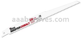 Morse Master Cobalt® Wood Reciprocating Saw Blade 12x3/4x.050 6 TPI | 25 Blades/Pkg