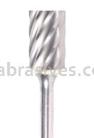 SB-3NF 3/8x3/4x1/4"sk Cylindrical End Cut Carbide Burr For Aluminum