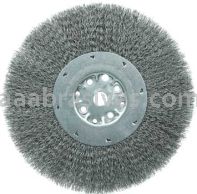Weiler 01518 10" Maximum Density Crimped Wire Wheel .014" Steel Fill 3/4" Arbor Hole