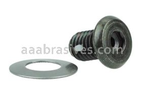 Weiler 07718 Hardware Replacement Kit for Nylox Disc Brush Drive Arbors Includes New Retaining Bolt and Washer