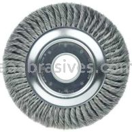Weiler 09460 10" Standard Twist Knot Wire Wheel .0118" Steel Fill 2" Arbor Hole