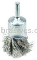 Weiler 10211 3/4" Knot Wire End Brush .0104" Stainless Steel Fill