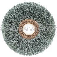 Weiler 15513 2-1/2" Small Diameter Crimped Wire Wheel .0118" Steel Fill 1/2"-3/8" Arbor Hole