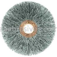 Weiler 15573 3" Small Diameter Crimped Wire Wheel .014" Steel Fill 1/2"-3/8" Arbor Hole