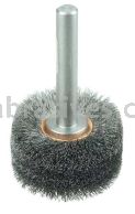 Weiler 17214 Bore-Rx 2"Dia. Internal Brush Deburring Tool .006" Crimped Steel Wire Fill 3/8" Stem