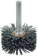 Weiler 17217 Bore-Rx 2-1/2"Dia. Internal Brush Deburring Tool .055/80 CG Crimped Fill 3/8" Stem