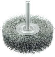 Weiler 17219 Bore-Rx 4"Dia. Internal Brush Deburring Tool .0118" Crimped Steel Wire Fill 3/8" Stem