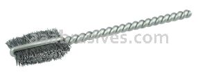 Weiler 21008 3/8" Power Tube Brush .003" Steel Wire Fill 9/16" Brush Length