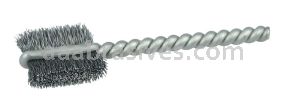 Weiler 21027 9/16" Power Tube Brush .003" Steel Wire Fill 5/8" Brush Length