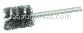 Weiler 21077V 7/8" Power Tube Brush .006" Steel Wire Fill 1" Brush Length Vending Ready