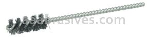 Weiler 21082 3/8" Power Tube Brush .004" Stainless Steel Wire Fill 1" Brush Length
