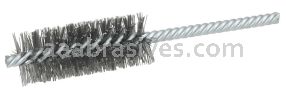 Weiler 21115 1" Power Tube Brush .0104" Steel Wire Fill 2-1/2" Brush Length