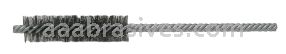 Weiler 21116 1/2" Power Tube Brush .004" Stainless Steel Wire Fill 2" Brush Length