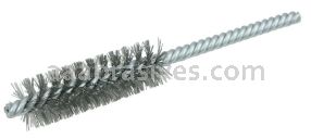 Weiler 21121 3/4" Power Tube Brush .0104" Stainless Steel Wire Fill 2-1/2" Brush Length