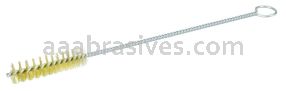Weiler 21165 1/2" Hand Tube Brush .004" Brass Wire Fill 2" Brush Length